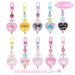 国内现货 日本三丽鸥卡通爱心挂件吊饰盲盒俏咪Kitty美乐蒂