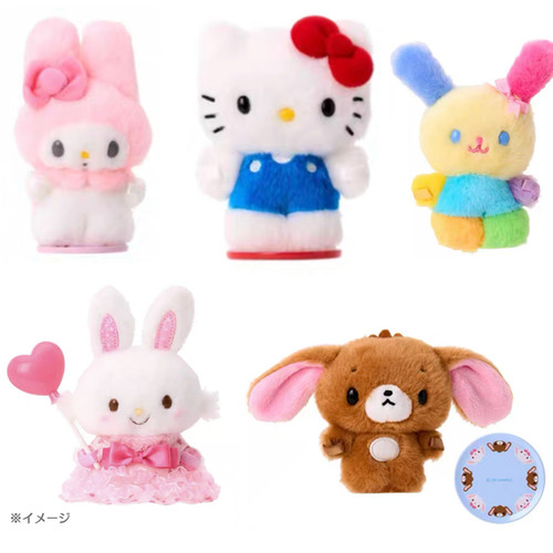 9月预售定金  日本三丽鸥磁吸娃娃SS号Kitty 美乐蒂毛绒娃娃摆件
