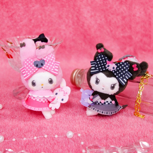 三丽鸥内藤美乐蒂库洛米毛绒挂件