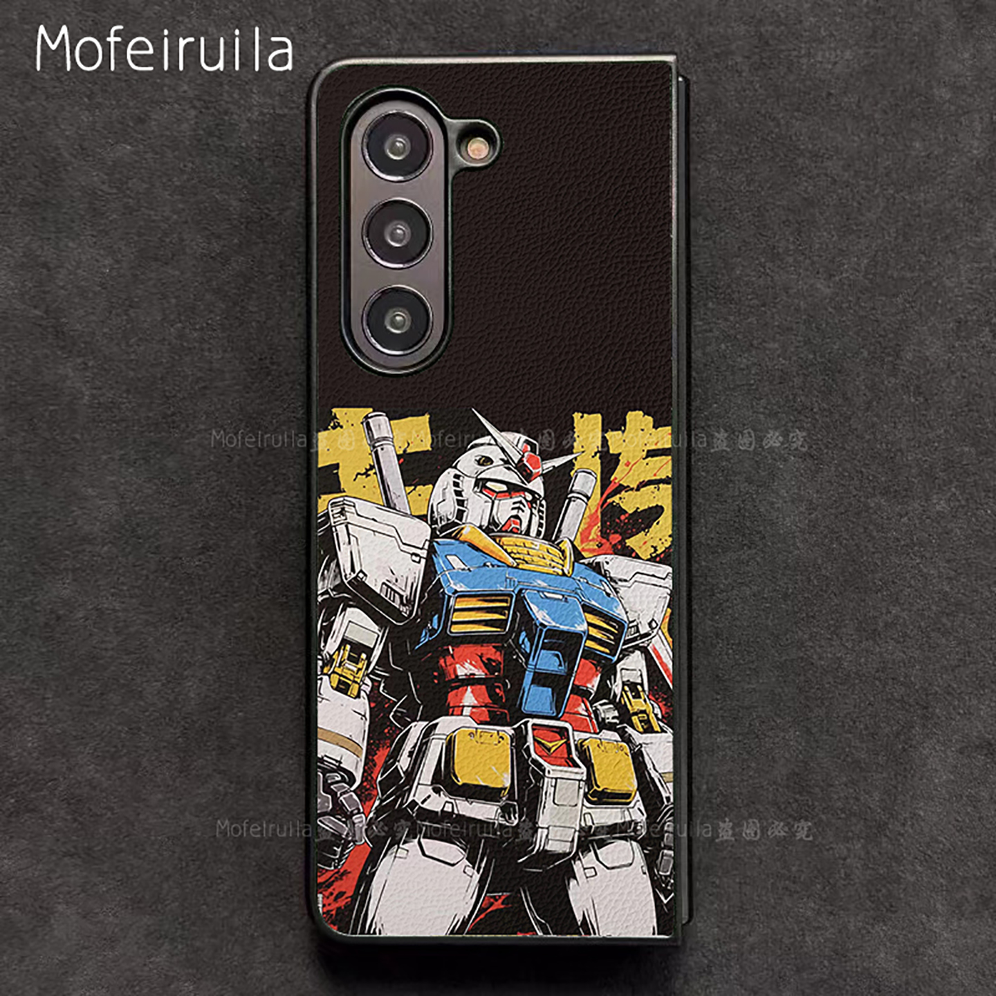 RX-78元祖高达GUNDAM三星zfold7手机壳华为MateX6适用 荣耀Magic V5折叠屏小米MIX Fold4皮革vivo保护套oppo
