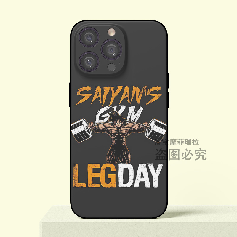 mate60Pro七龙珠孙悟空健身 iPhone16Pro/14/15苹果17promax手机壳红米K80适用华为p70pro 动漫荣耀X60小米15