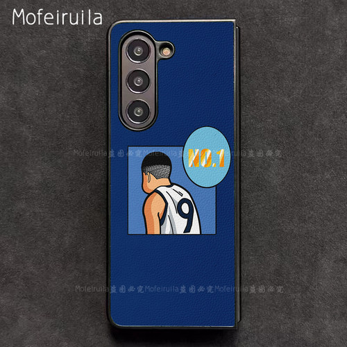 灌篮高手泽北荣治可爱三星zfold7手机壳华为MateX7适用荣耀MagicV6折叠小米MIXFold4皮革OPPO Find N6保护套