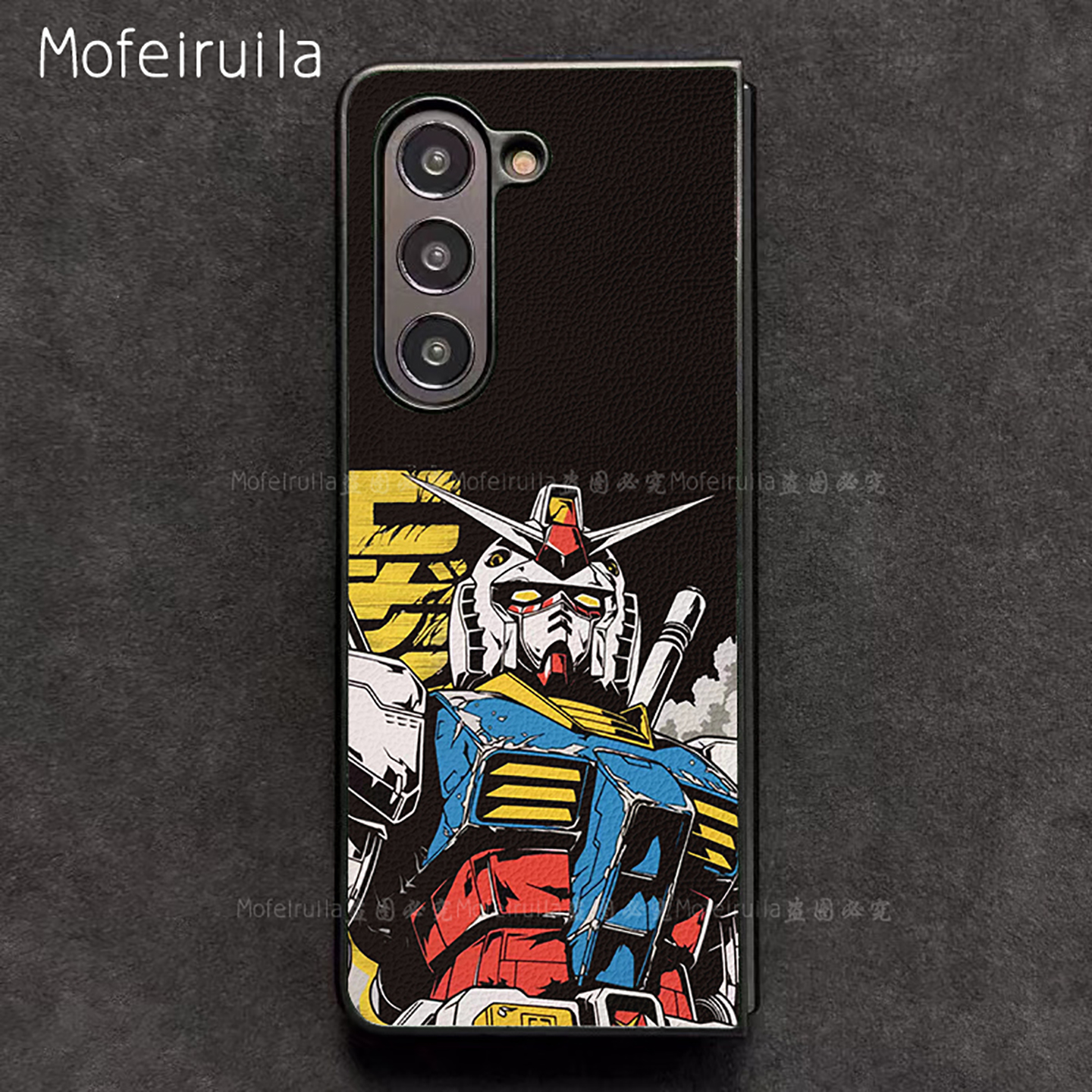 RX-78元祖高达GUNDAM三星zfold7手机壳华为MateX6适用 荣耀Magic V5折叠屏小米MIX Fold4皮革vivo保护套oppo