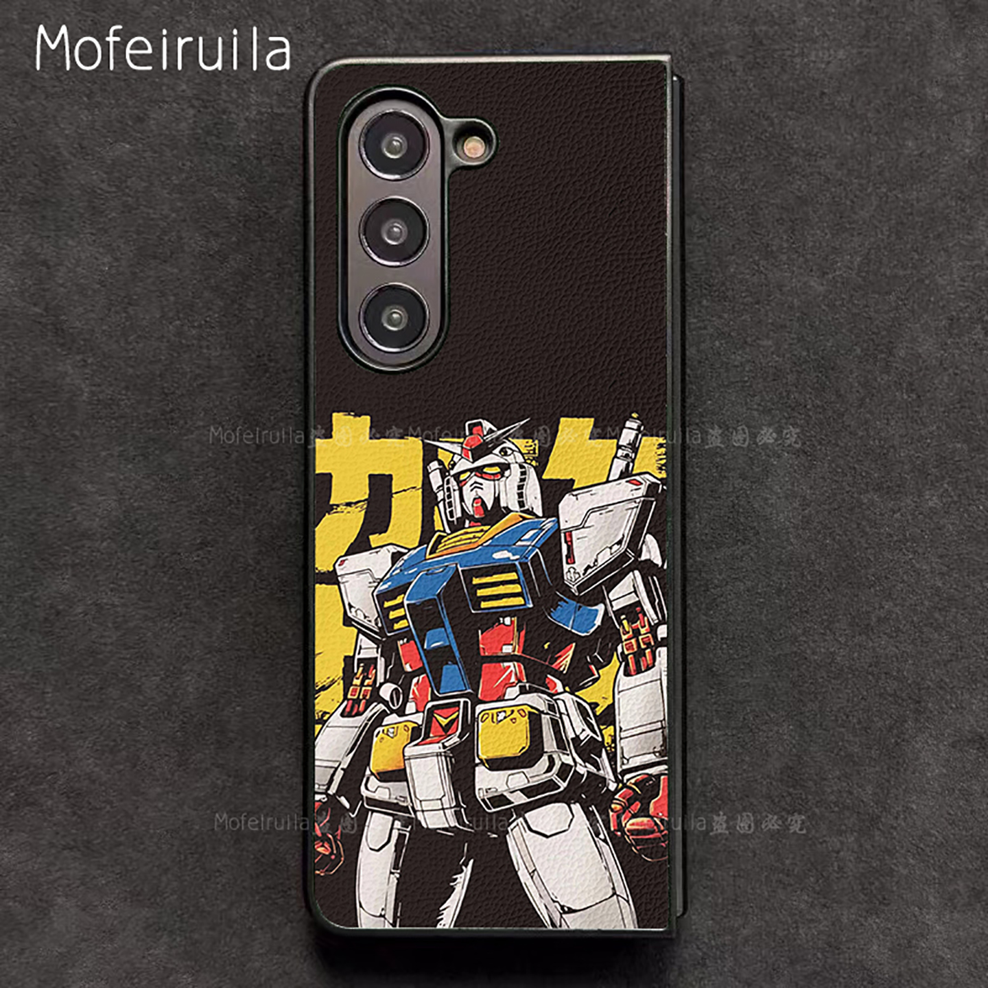 RX-78元祖高达GUNDAM三星zfold7手机壳华为MateX6适用 荣耀Magic V5折叠屏小米MIX Fold4皮革vivo保护套oppo