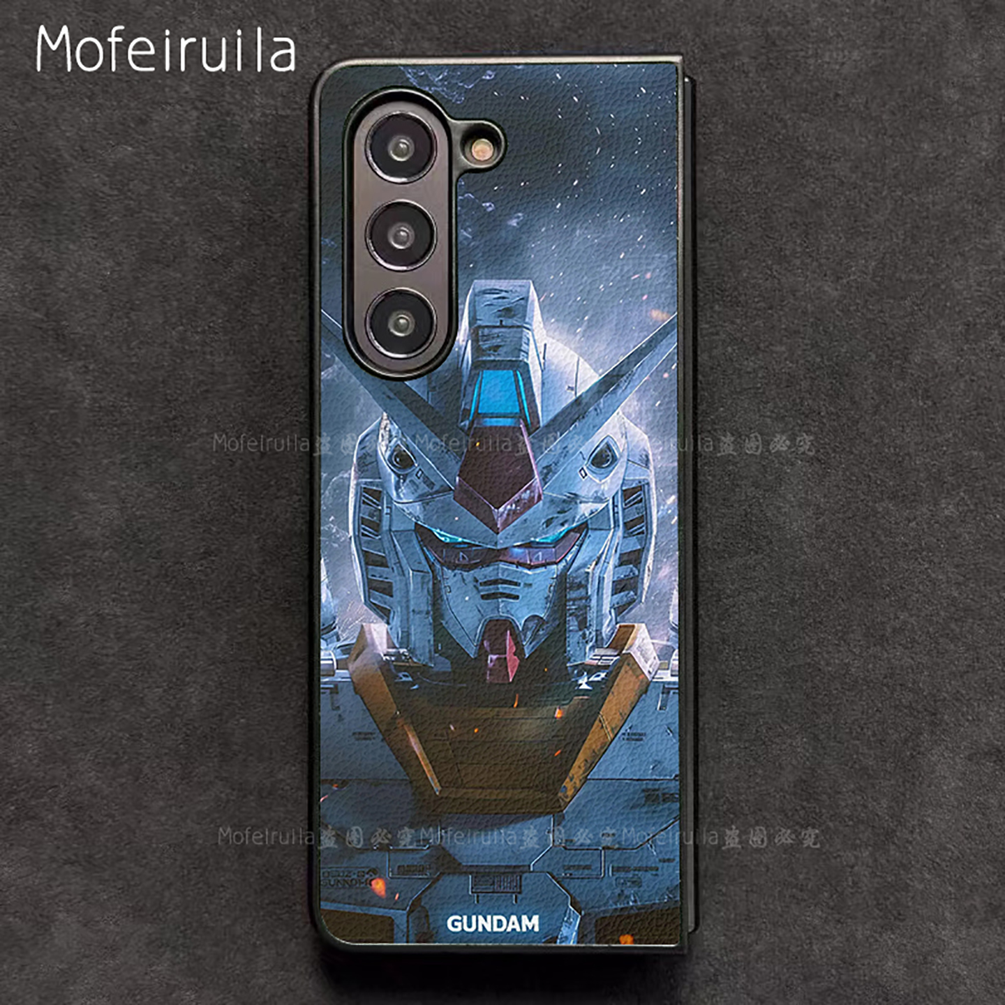RX-78元祖高达GUNDAM三星zfold7手机壳华为MateX6适用 荣耀Magic V5折叠屏小米MIX Fold4皮革vivo保护套oppo
