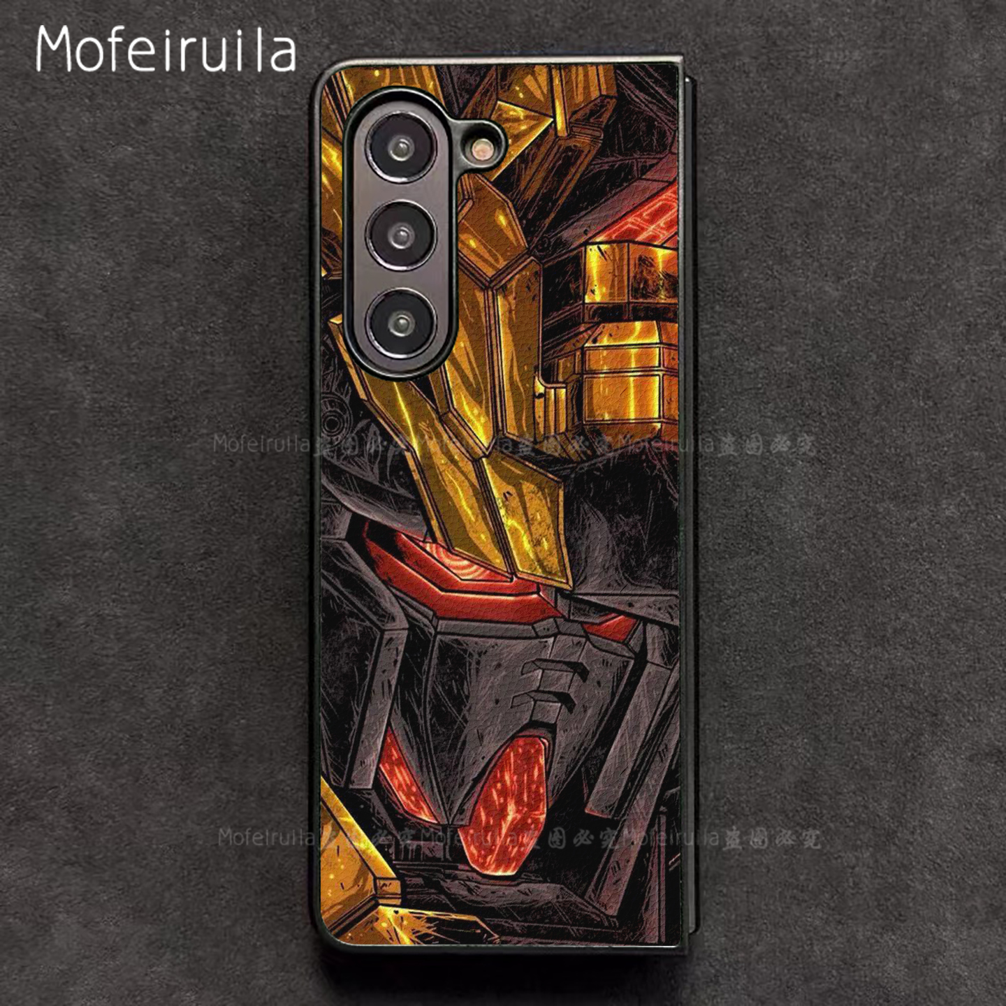 报丧女妖高达GUNDAM三星zfold7手机壳华为MateX6适用 荣耀Magic V5折叠屏小米MIX Fold4皮革vivo保护套oppo