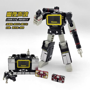 变形玩具幽夜声波PT04机器人含3磁带DX9小比例g1录音机模型金刚