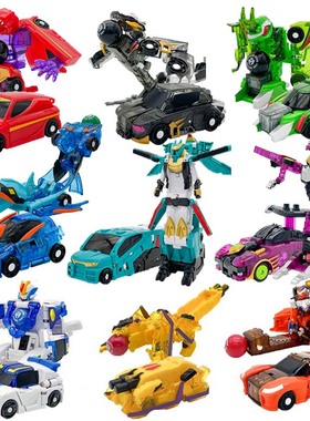 正版盟卡车神魔幻元珠狮鹫骑士怒海玄鲨圆元珠机神变形机器人玩具