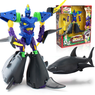 正版咖宝车神巨兽时代时间巨人 暴龙迪瓦 银鲨艾依变形三合体玩具