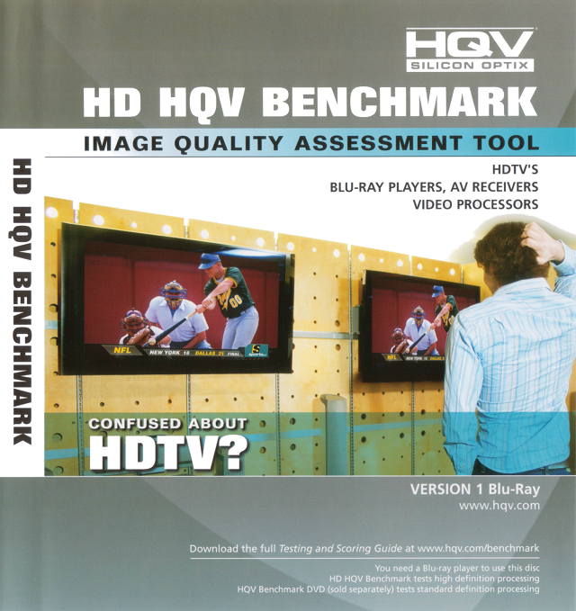 家庭影院pc显卡调试测试工具hd hqv benchmark  disc