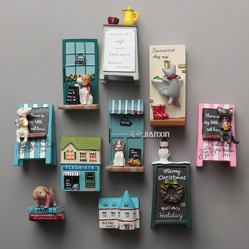 日本韩国简约现代卡通冰箱装饰