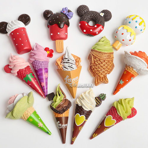 巧克力雪糕磁铁卡通可爱冰箱贴