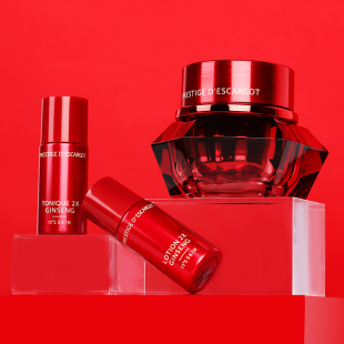 美白滋润紧致 韩国正品 60ml 补水保湿 skin伊思红参蜗牛面霜