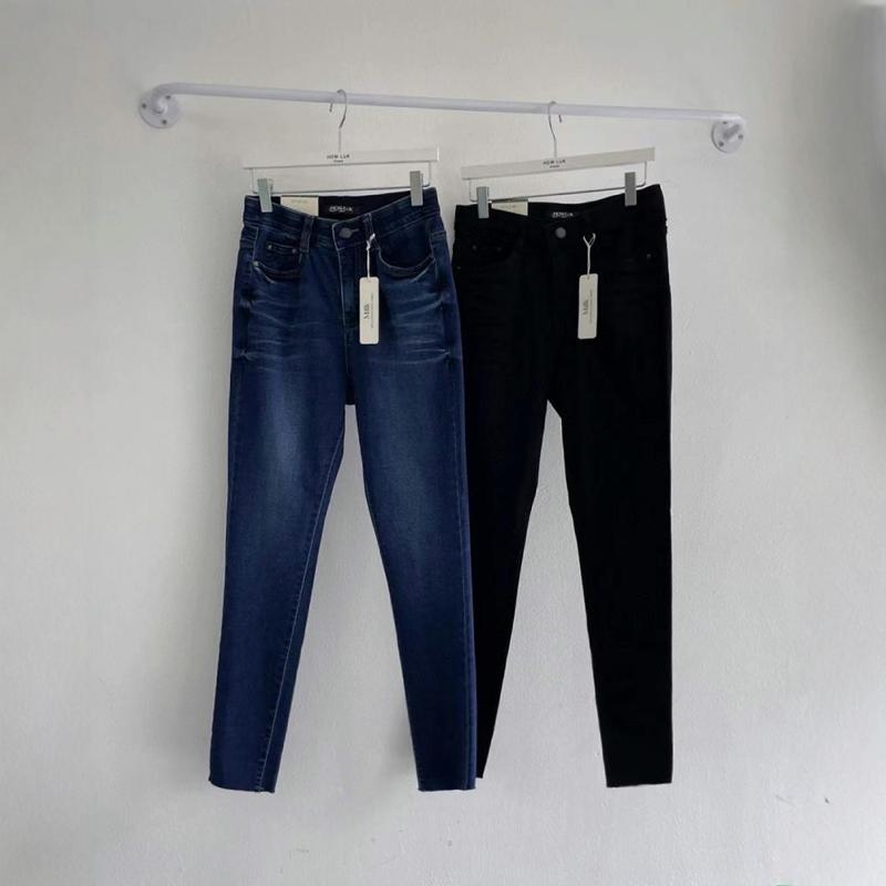 松紧腰韩国秋季高弹力显瘦铅笔裤