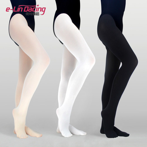 舞蹈袜芭蕾倚玲舞蹈连裤袜天鹅绒
