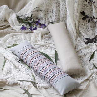 金色吉贝 木棉腰枕柔软支撑腰垫腰靠呵护腰椎小枕头低薄平躺腰枕