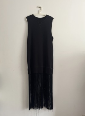 MM6马吉拉party无袖背心流苏连衣裙