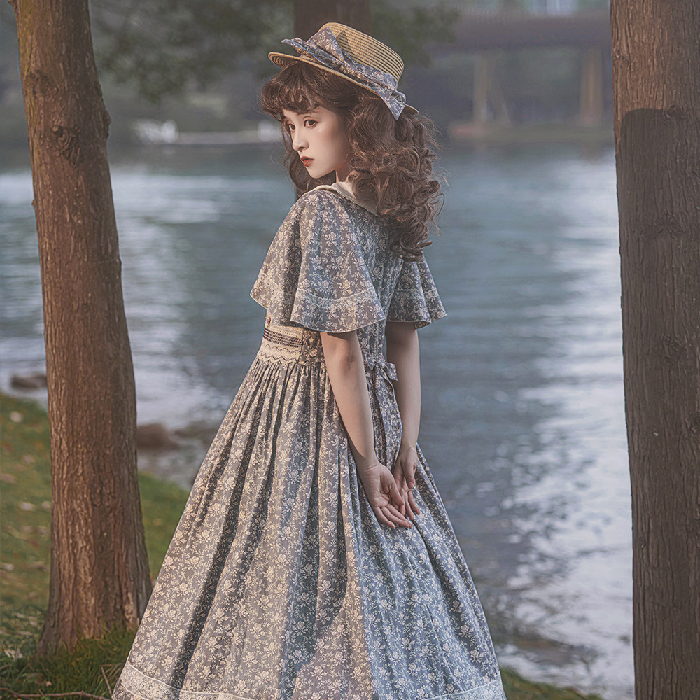 0lolita可爱日常姐姐长连衣裙op