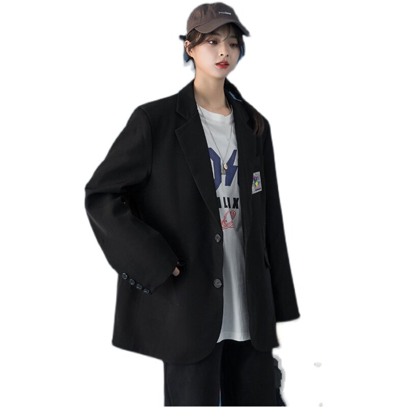 中性小西纯色休闲班服炸街痞帅西装男套装小西服XF901/,女装西装,星座507-2（原305A）