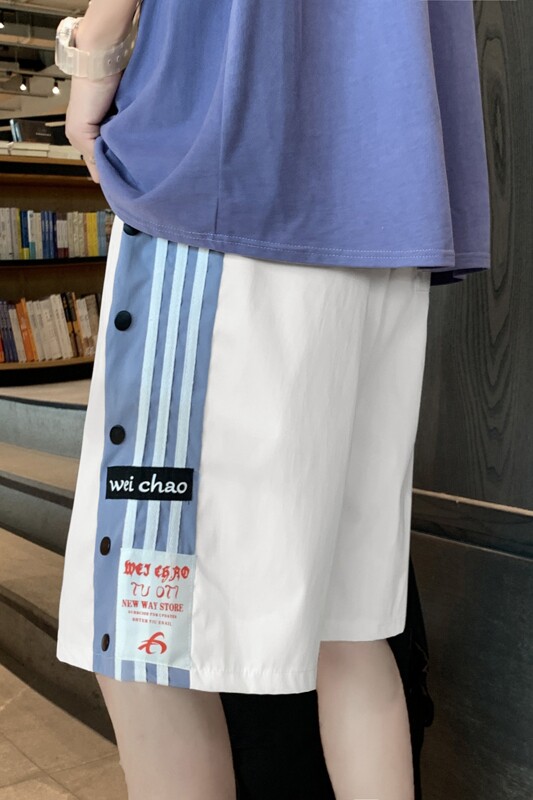 夏季5分运动短裤男潮流宽松休闲五分裤直筒免烫305A,男装休闲裤,星座507-2（原305A）