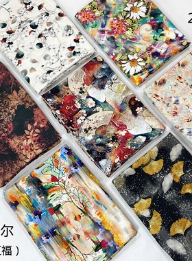 佰汇福丝戴尔绿色环保喷绘服装床品布料面料人造棉棉绸绵绸舒适软