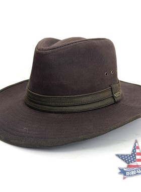 限时特价美国1865老牌STETSON斯泰森西部牛仔帽 复古牛仔帽