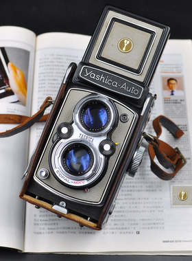 绝版收藏 雅西卡 yashica auto双反相机 120胶片 PK雅西卡124G