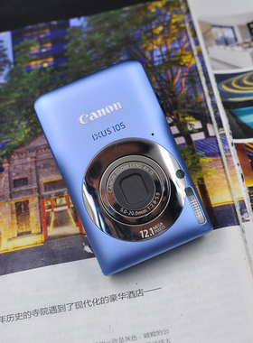 佳能 IXUS 105 天蓝色 品相好 屏幕 无暗角 按键灵敏 送16G卡