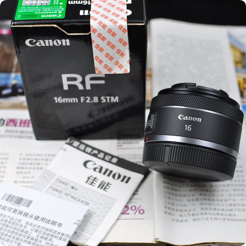 佳能RF16 F2.8 16-2.8 STM RF16F2.8 全画幅微单相机广角定焦饼