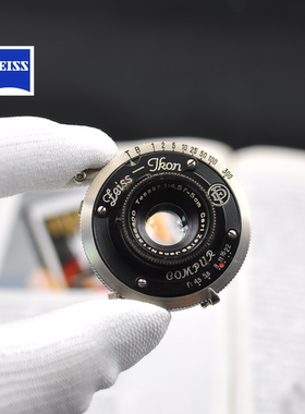 【乐淘精选】蔡司 无膜 Tessar 4.5/50 Carl ziess jena 带快门组