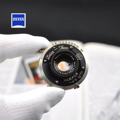 【乐淘精选】蔡司 无膜 Tessar 4.5/50 Carl ziess jena 带快门组