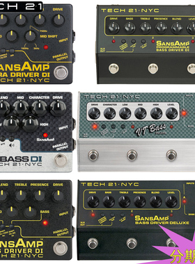 Tech 21 SansAmp Programmable Bass Driver VT DI贝司单块效果器