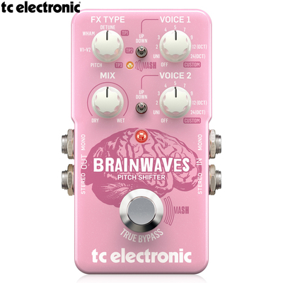 TC Electronic BRAINWAVES PITCH SHIFTER复调移调吉他单块效果器