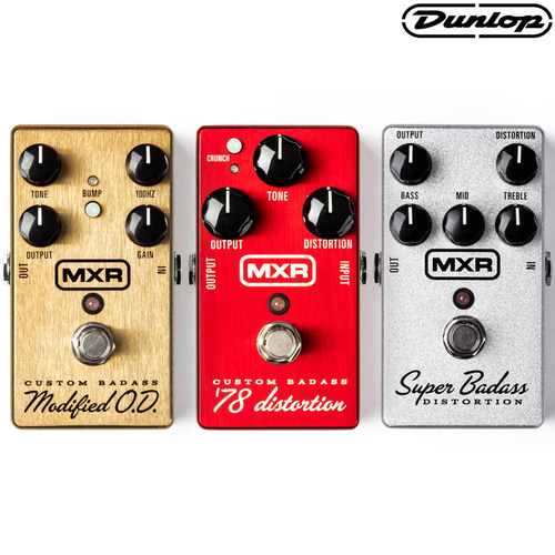 Dunlop MXR M78 M75 M77 CUSTOM BADASS电吉他过载失真单块效果器