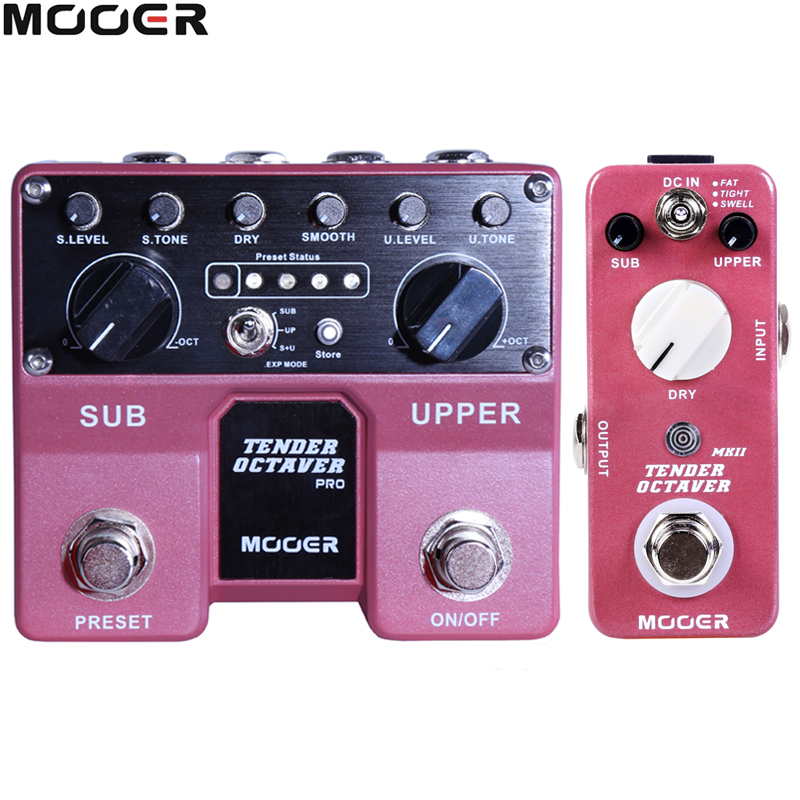 mooer八度电吉他单块效果器
