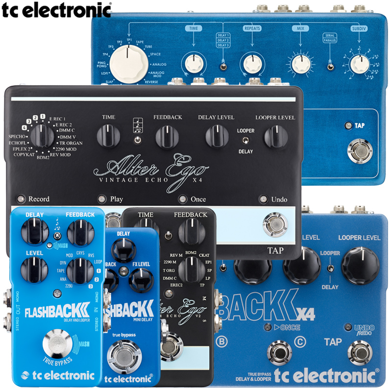 TC Electronic FlashBack Delay looper X4 Triple延迟延时效果器 乐器/吉他/钢琴/配件 单块效果器 原图主图