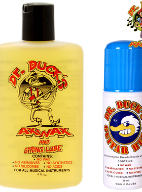 Dr.Duck’s斧头鸭民谣木吉他电贝司抛光护理清洁剂指板琴弦护弦油