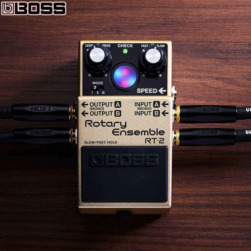 ROLAND罗兰BOSS RT-2旋转音箱音效电吉他贝司合成钢琴单块效果器