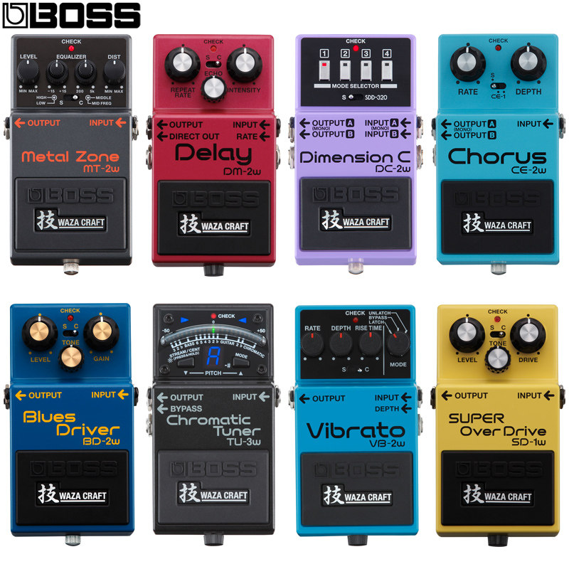 日本BOSS BD-2W SD-1W TU-3W MT-2W CE-2W FZ-1W电吉他单块效果器