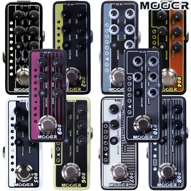 mooer前级电吉他音箱单块效果器