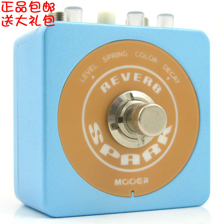 魔耳MOOER迷你Spark系列 REVERB 电吉他贝司贝斯混响单块效果器