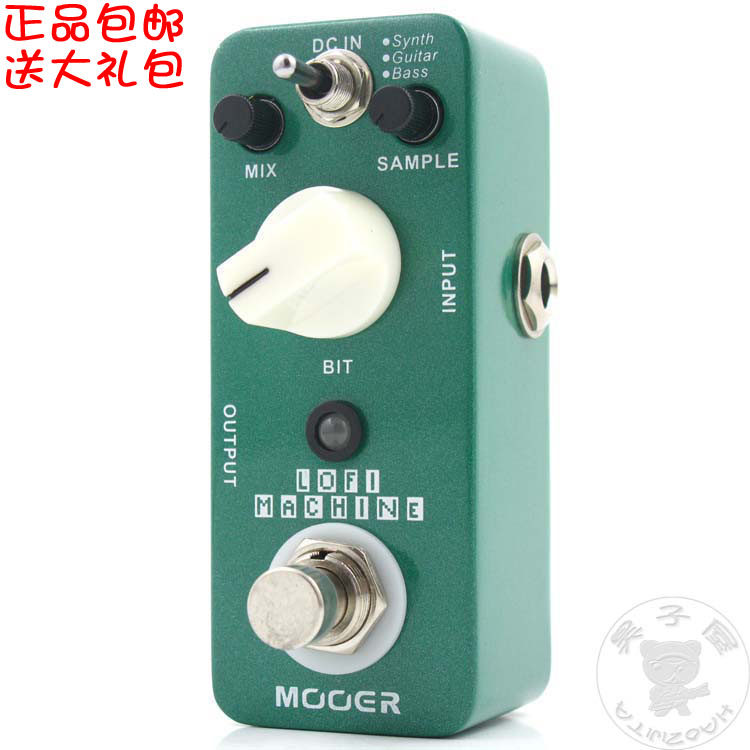 魔耳MOOER电吉他贝司Lofi Machine降采样迷你单块效果器
