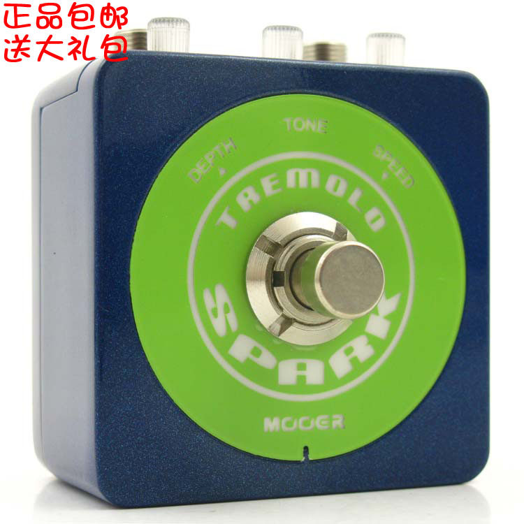 魔耳MOOER迷你Spark系列 TREMOLO电吉他贝司贝斯颤音单块效果器