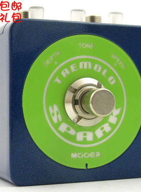 魔耳MOOER迷你Spark系列 TREMOLO电吉他贝司贝斯颤音单块效果器