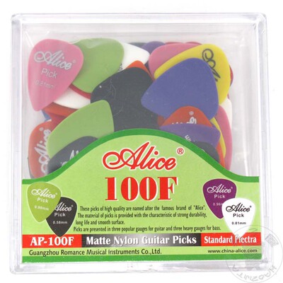 爱丽丝磨砂尼龙民谣木吉他拨片