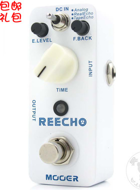 魔耳MOOER迷你电吉他Reecho数字延迟回声磁带 单块效果器