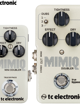 TC Electronic Mimiq Doubler Mini电吉他Riff音轨叠加单块效果器