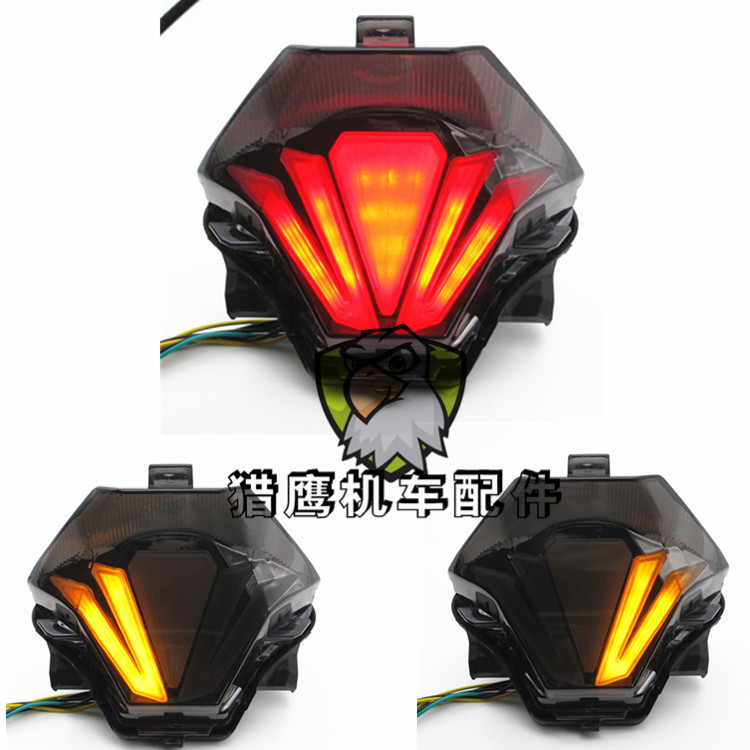 雅马哈FZ-07 MT07 MT03 YFZ R25 R3改装后尾灯后刹车灯转向灯总成在类目 摩托车/装备/配件, 摩托车配件, 摩托车车灯中 - 来自Buy2taobao.com提供专业的淘宝代购服务