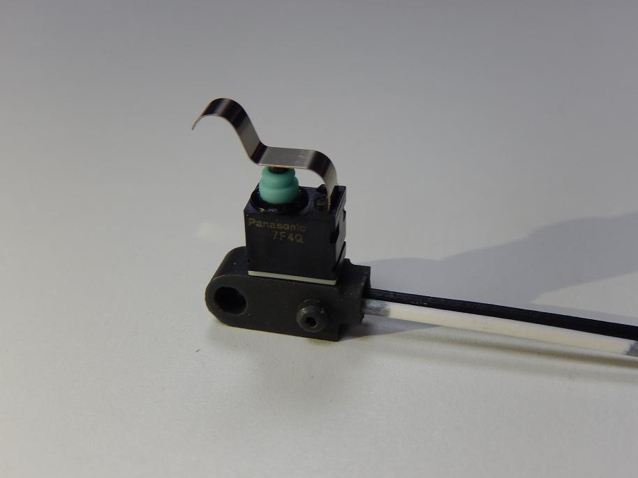 原装进口松下ASQM11238A绿松石超小型密封防水微动开关常开侧带线