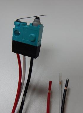 原装进口松下ASQ10617 绿松石小型防水密封微动开关 直柄下方出线